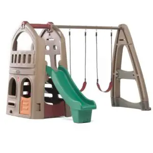 Step2 Naturally Playful Playhouse Climber & Swing Set Extension-min