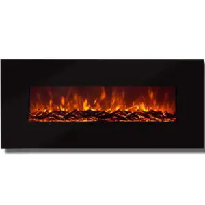 Best Choice Products 50" Electric Wall Mounted Fireplace