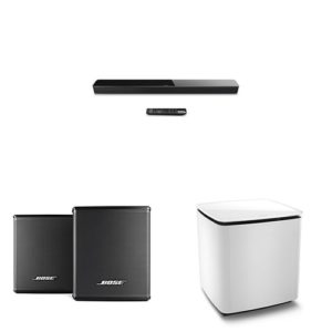 Bose SoundTouch 300 Soundbar with Wireless Surround Speakers and Bass Module - White