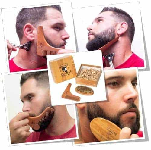 Beard Comb and Brush Set