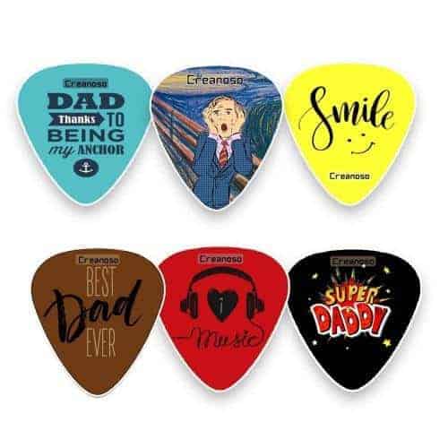 Creanoso Dad Guitar Picks Celluloid Medium