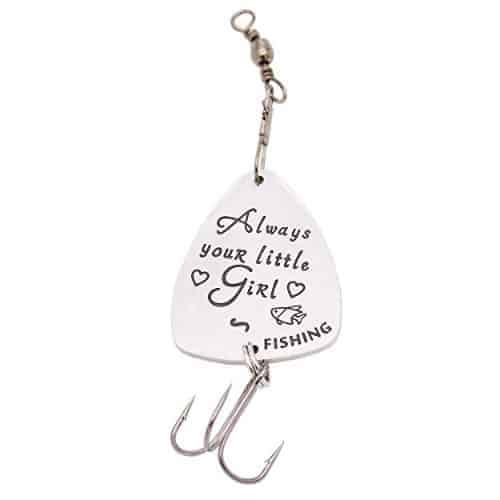 Melix Stainless Steel Always Your Little Girl Custom Fishing Hook