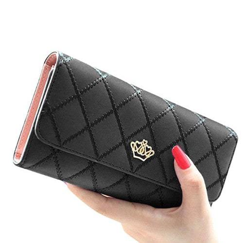 TONSEE Fashion Lady's Clutch Long Purse Leather Wallet